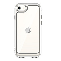 Āra kosmosa korpuss Apple iPhone SE 2022 / SE 2020 / Apple iPhone 8 / Apple iPhone 7 cietais vāciņš ar želejas rāmi, caurspīdīgs