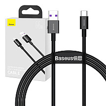 Baseus Superior sērijas kabelis USB uz USB-C, 66 W, 1 m (melns)