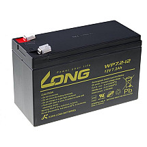 Long battery WP7.2-12 (12V/7Ah - Faston 250)