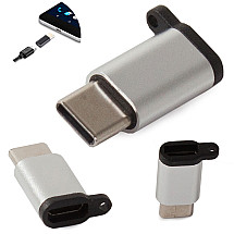 Adapteris no mikro USB uz USB adaptera tips C 3.1 (melns)